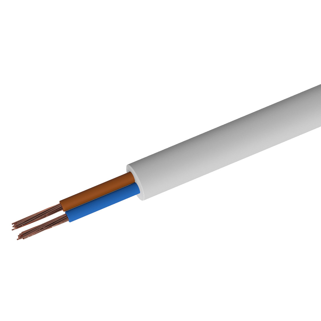 Провод ПВС 2х1.5  белый ГОСТ