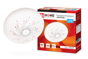 Светильник светодиодный серии DECO 12Вт 230В 4000К 780Лм 210х65мм КАРУСЕЛЬ IN HOME